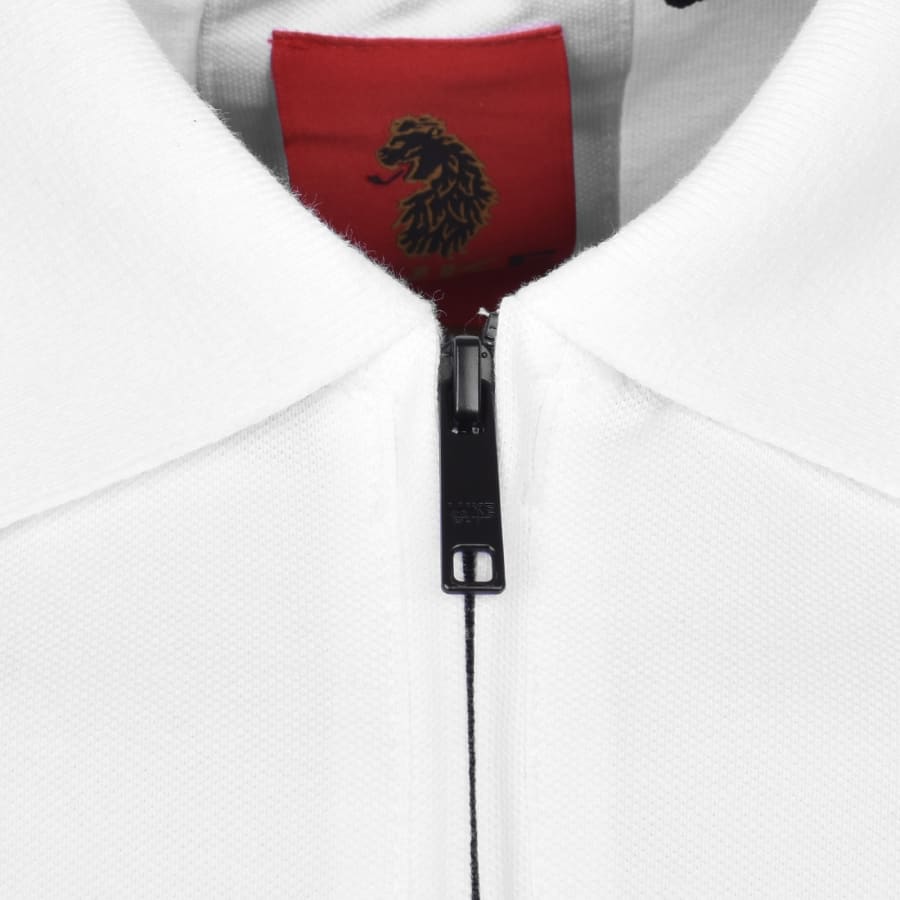 Image number 4 for Luke 1977 Texas Tipped Polo T Shirt White