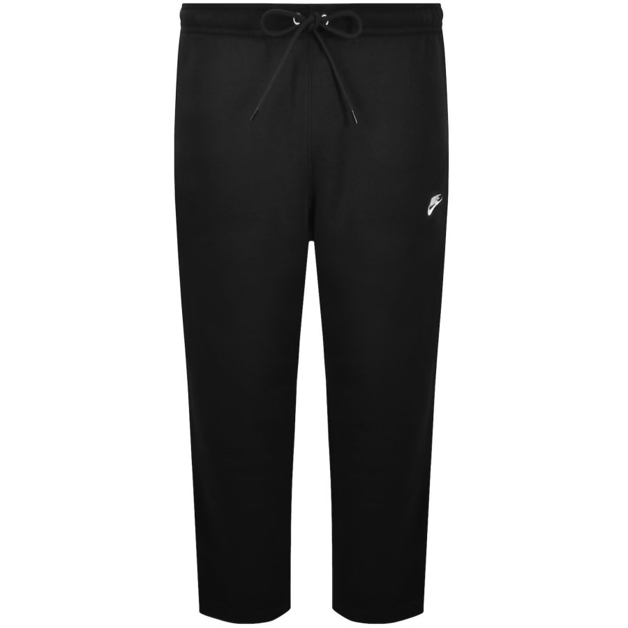 Image number 1 for Nike Open Hem Joggers Black