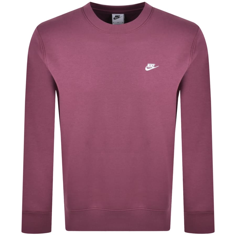 Image number 1 for Nike Crew Neck Club Sweatshirt Pink