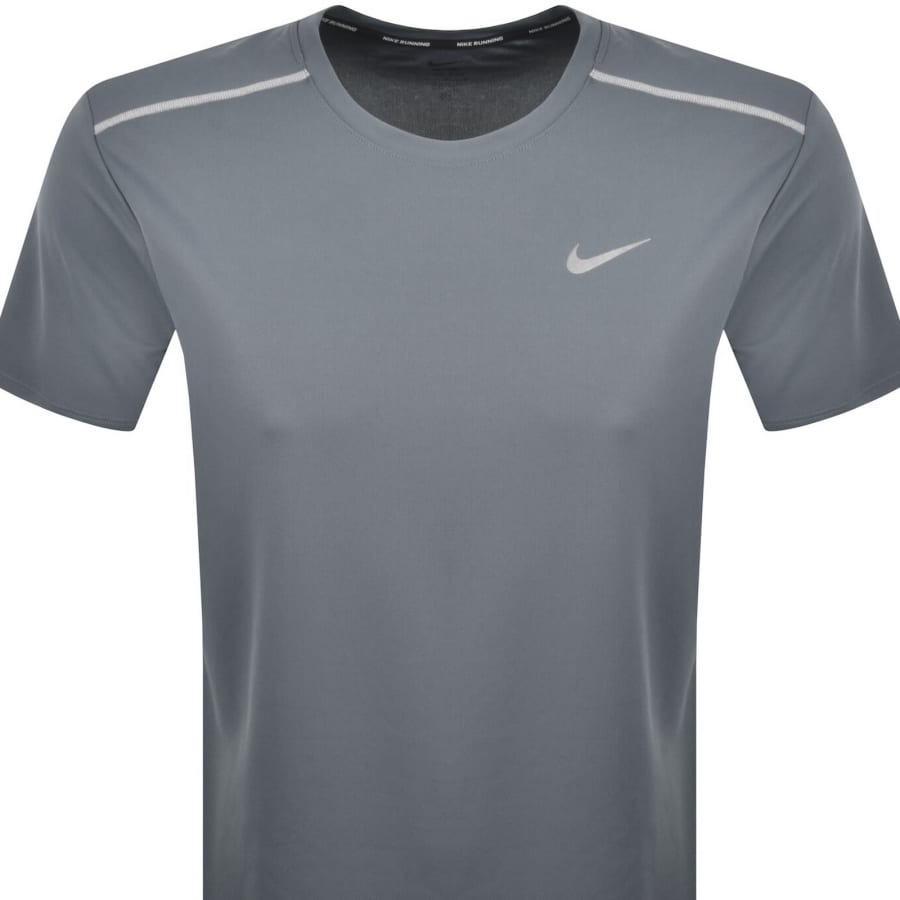 Image number 2 for Nike Running T Shirt Grey