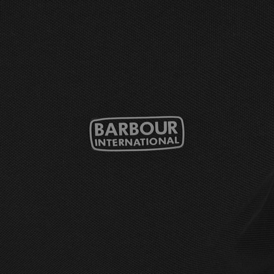 Image number 3 for Barbour International Long Sleeve Polo Black
