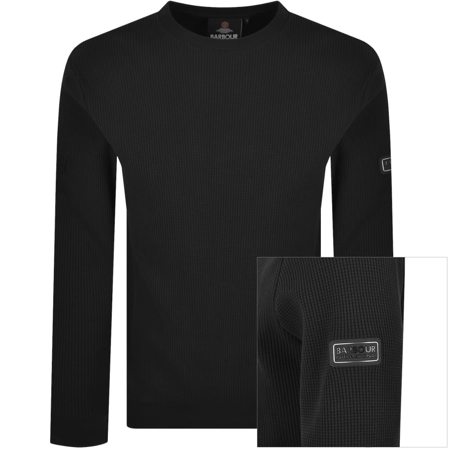 Image number 1 for Barbour International Curve Sweatshirt Black