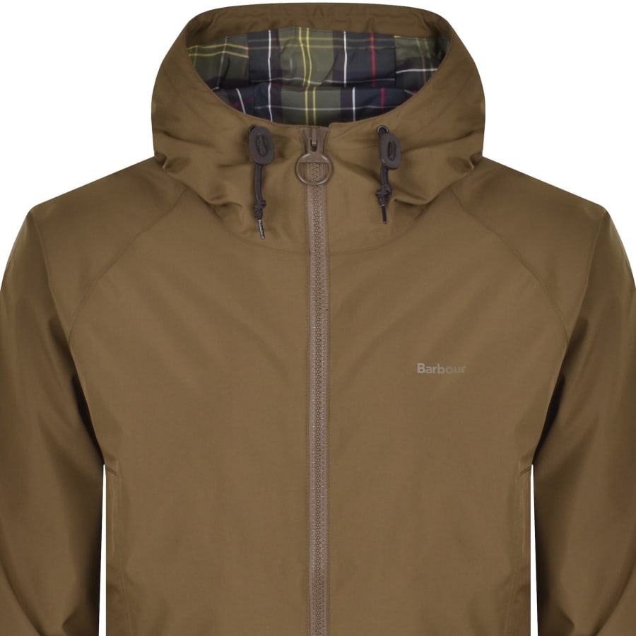 Image number 2 for Barbour Domus Waterproof Jacket Brown