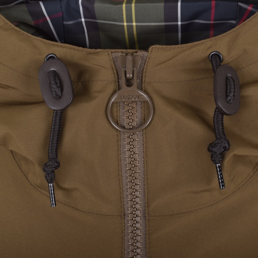 Image number 4 for Barbour Domus Waterproof Jacket Brown
