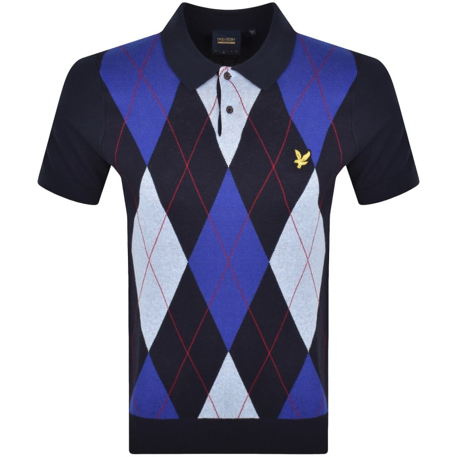 Image number 1 for Lyle And Scott Archive Polo Shirt Navy