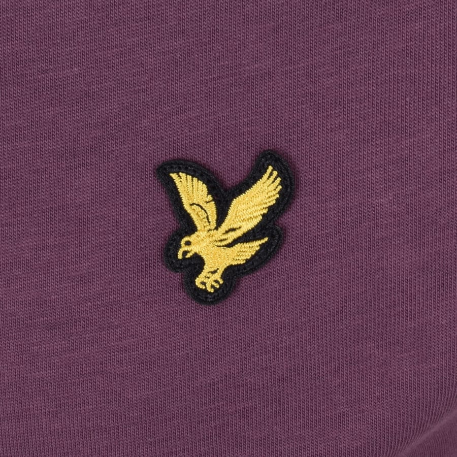 Image number 3 for Lyle And Scott Crew Neck T Shirt Purple