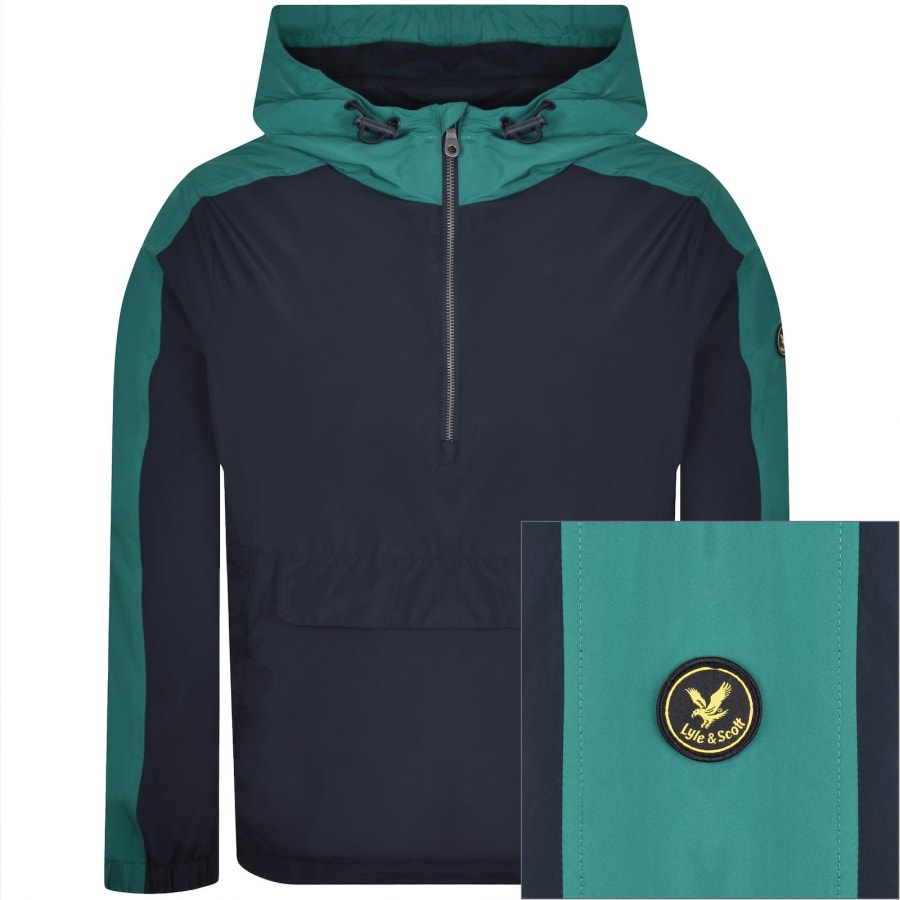 Image number 1 for Lyle And Scott Archive Anorak Jacket Navy
