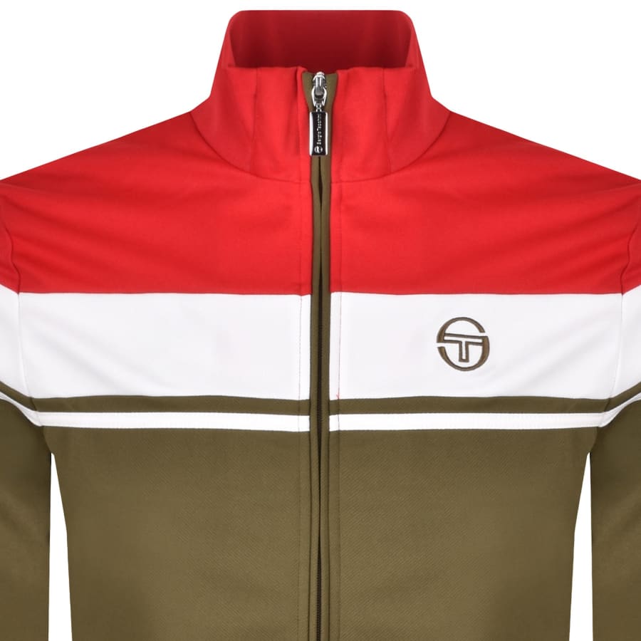 Image number 2 for Sergio Tacchini Damarindo Track Top Green