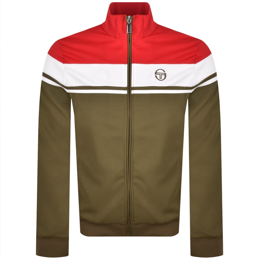 Image number 1 for Sergio Tacchini Damarindo Track Top Green