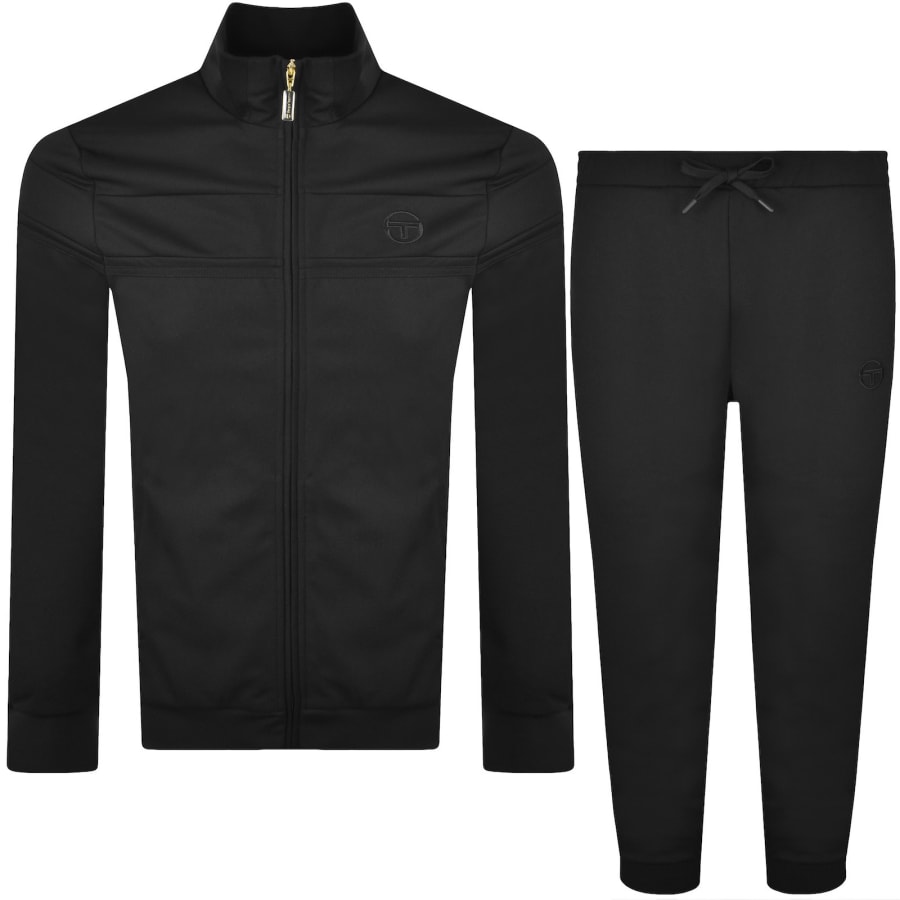 Image number 1 for Sergio Tacchini Damarindo Tracksuit Black