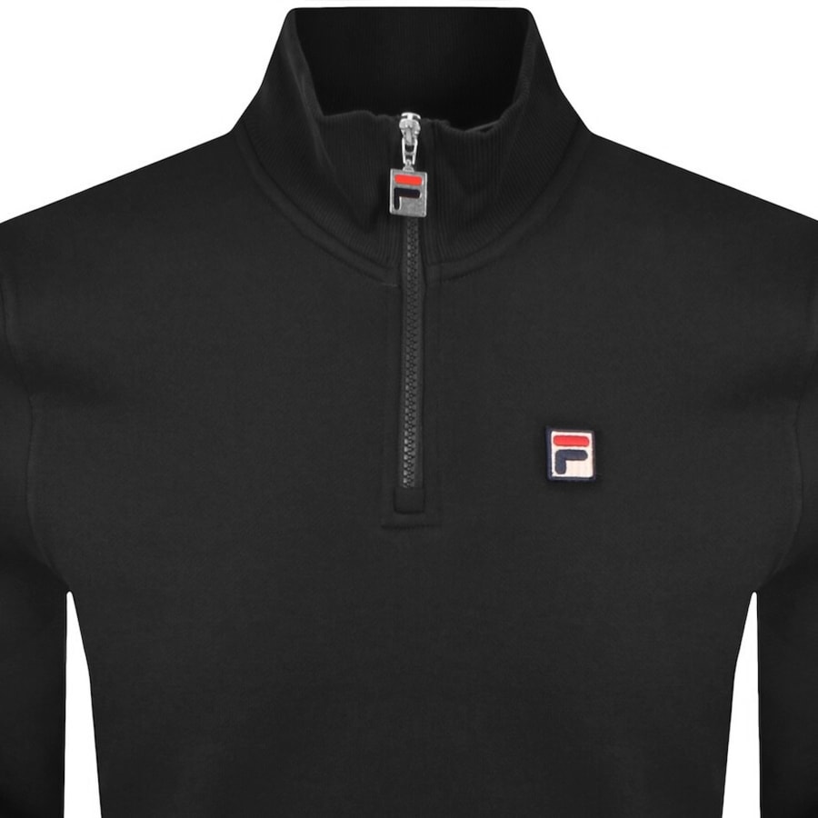 Image number 2 for Fila Quarter Zip Ramy 2 Sweatshirt Black