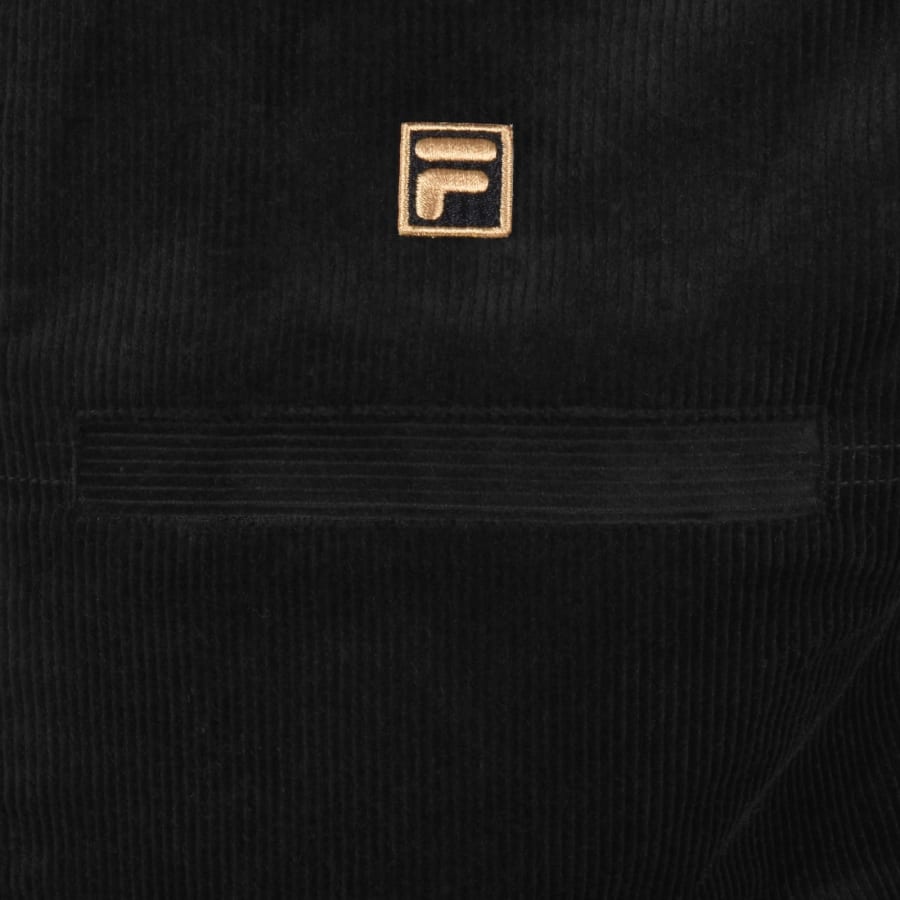 Image number 3 for Fila Corduroy Overshirt Black