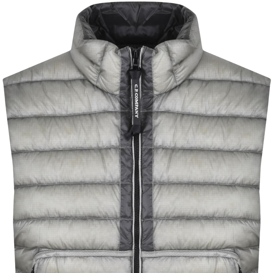 Image number 2 for CP Company DD Shell Down Gilet Flint Grey