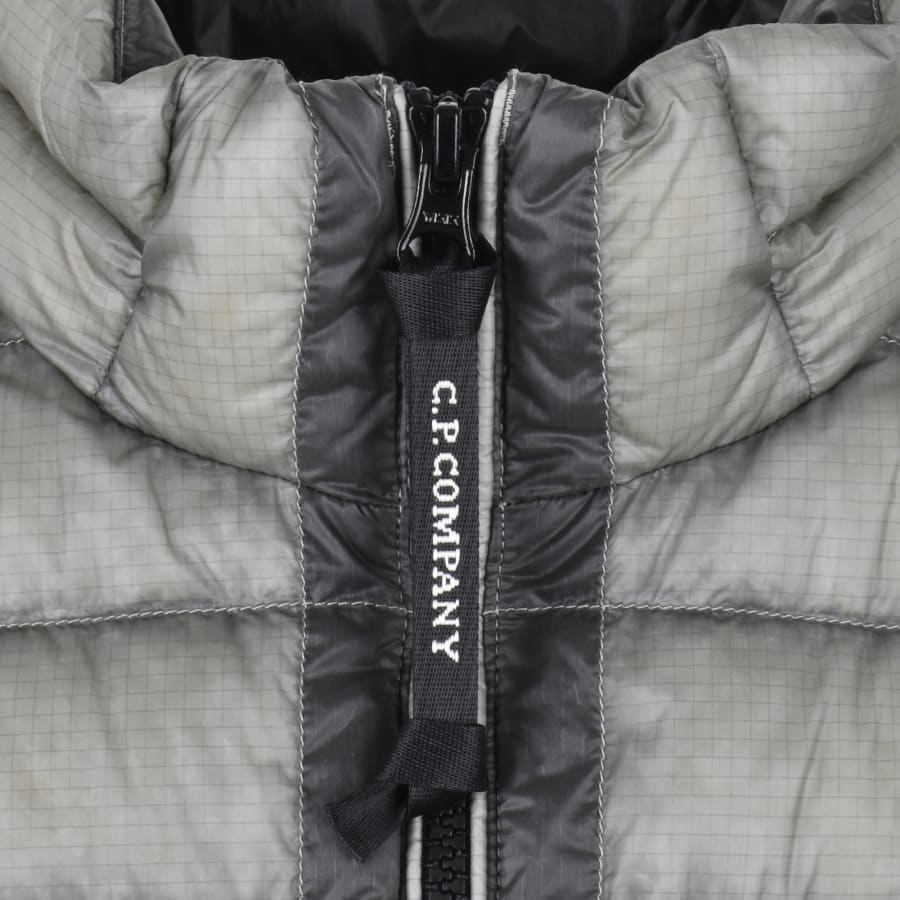 Image number 4 for CP Company DD Shell Down Gilet Flint Grey