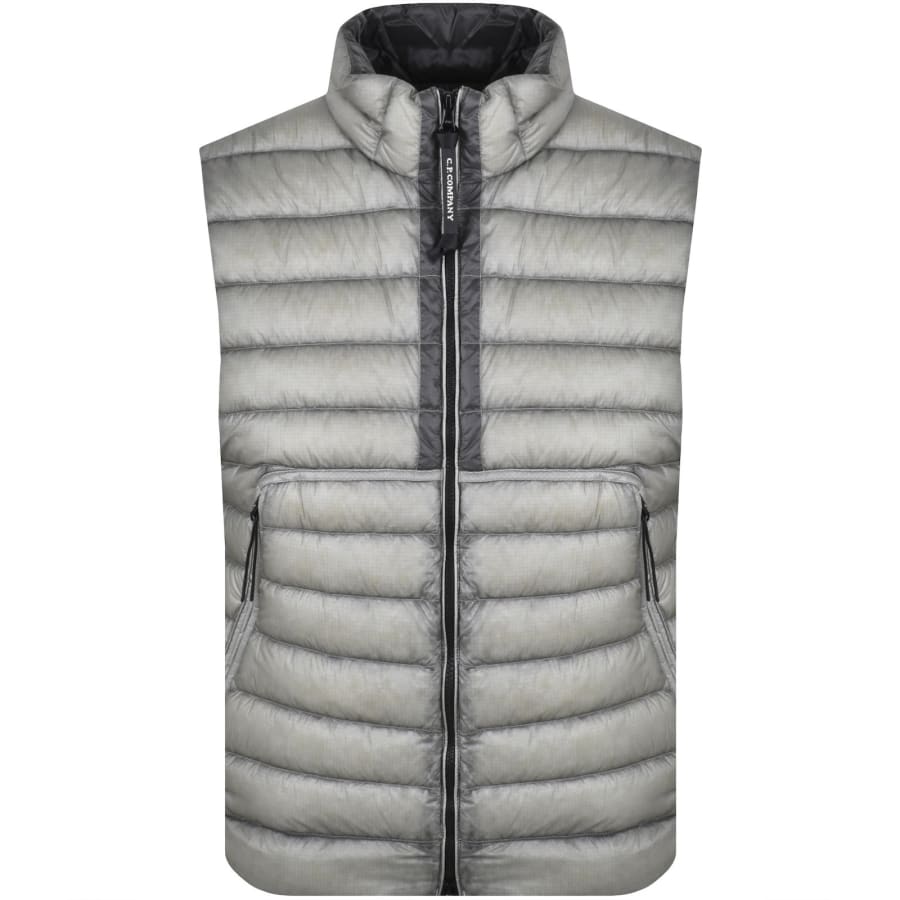 Image number 1 for CP Company DD Shell Down Gilet Flint Grey