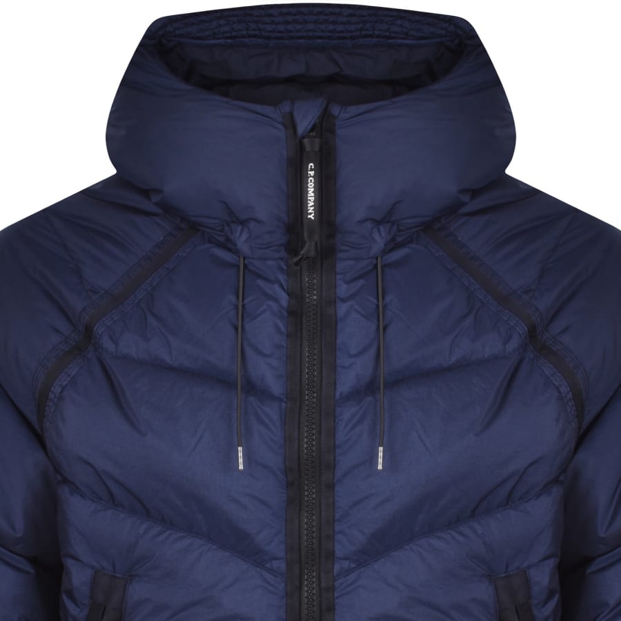 Image number 3 for CP Company Down Shield Jacket Navy