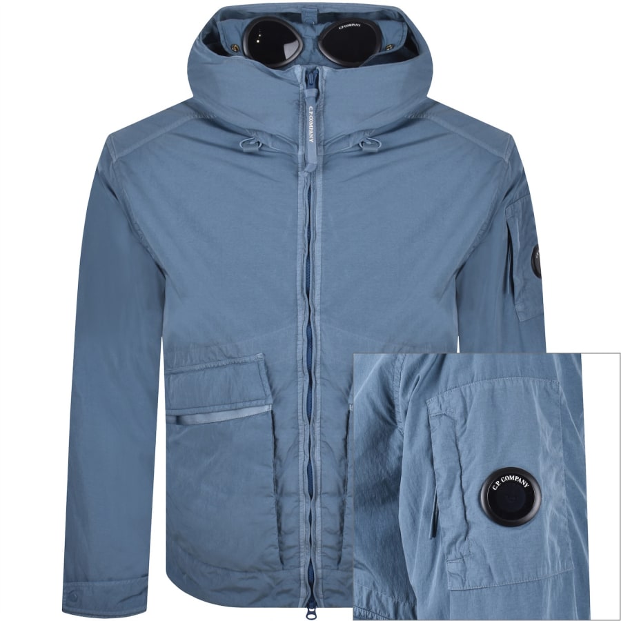 Image number 1 for CP Company Chrome-R Goggle Jacket Blue