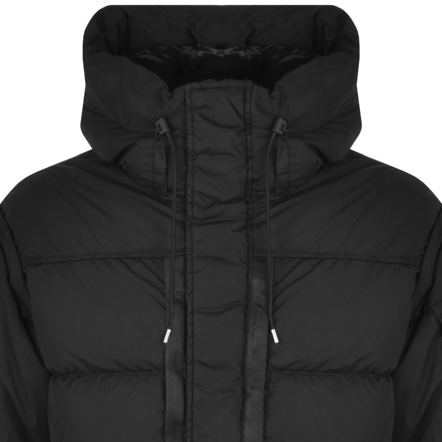 Image number 3 for CP Company Nycra-R Long Down Jacket Black