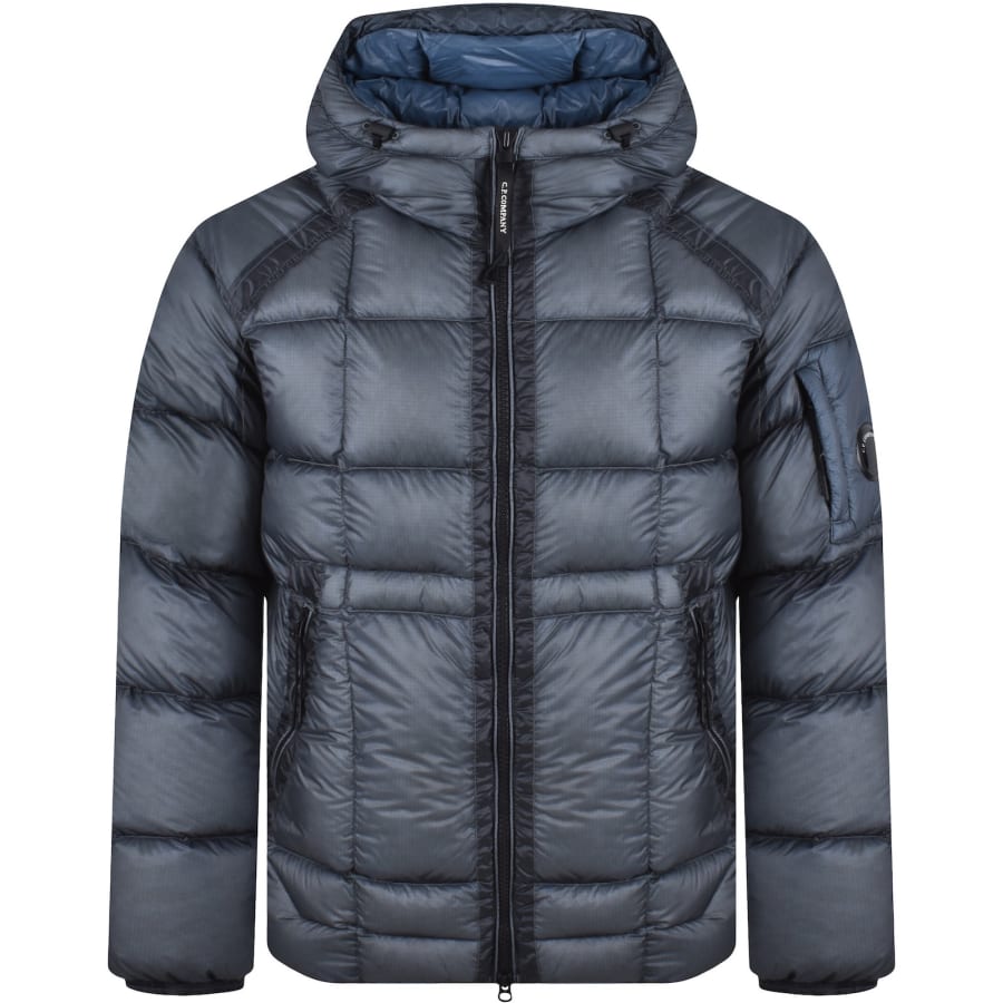 Image number 2 for CP Company Duck Down Shell Jacket Orion Blue