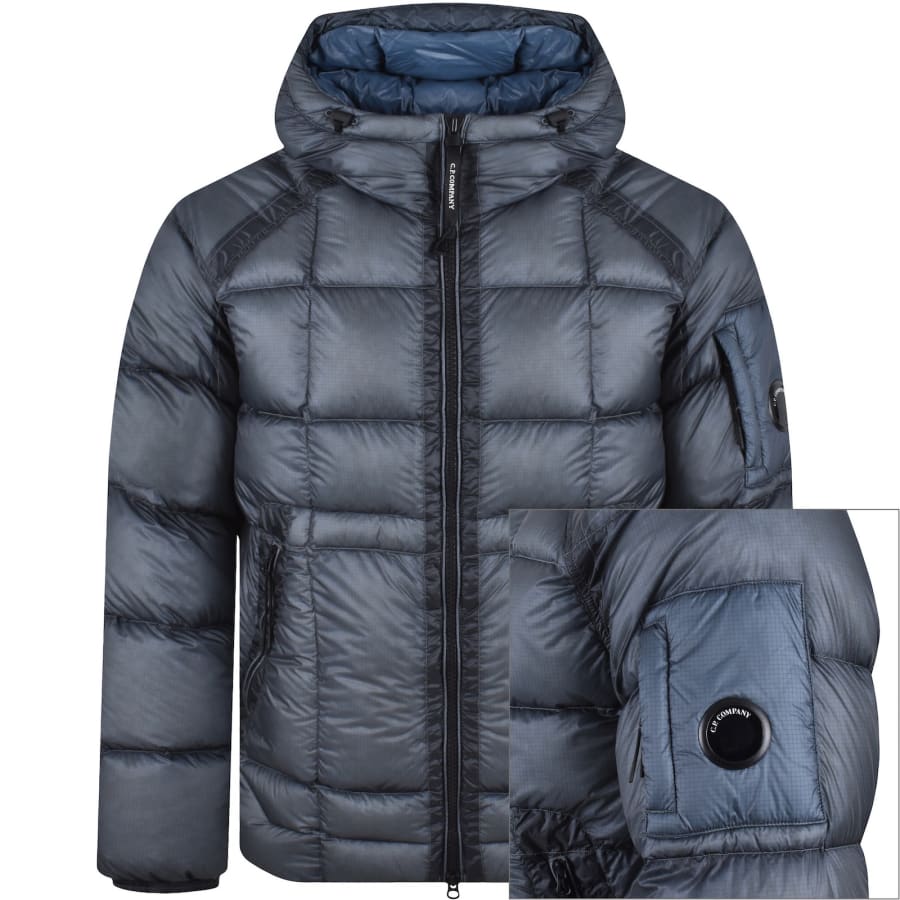 Image number 1 for CP Company Duck Down Shell Jacket Orion Blue