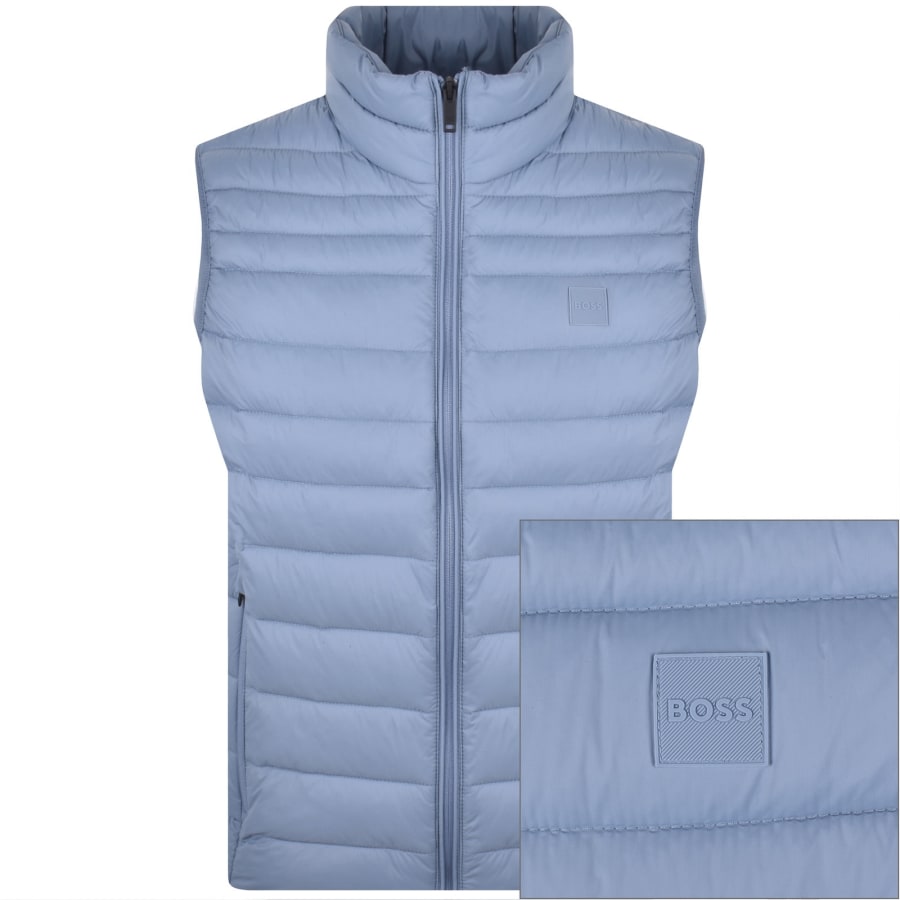 Image number 1 for BOSS Odeno2 Gilet Medium Blue