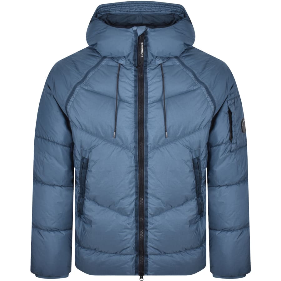 Image number 2 for CP Company Down Shield Jacket Orion Blue
