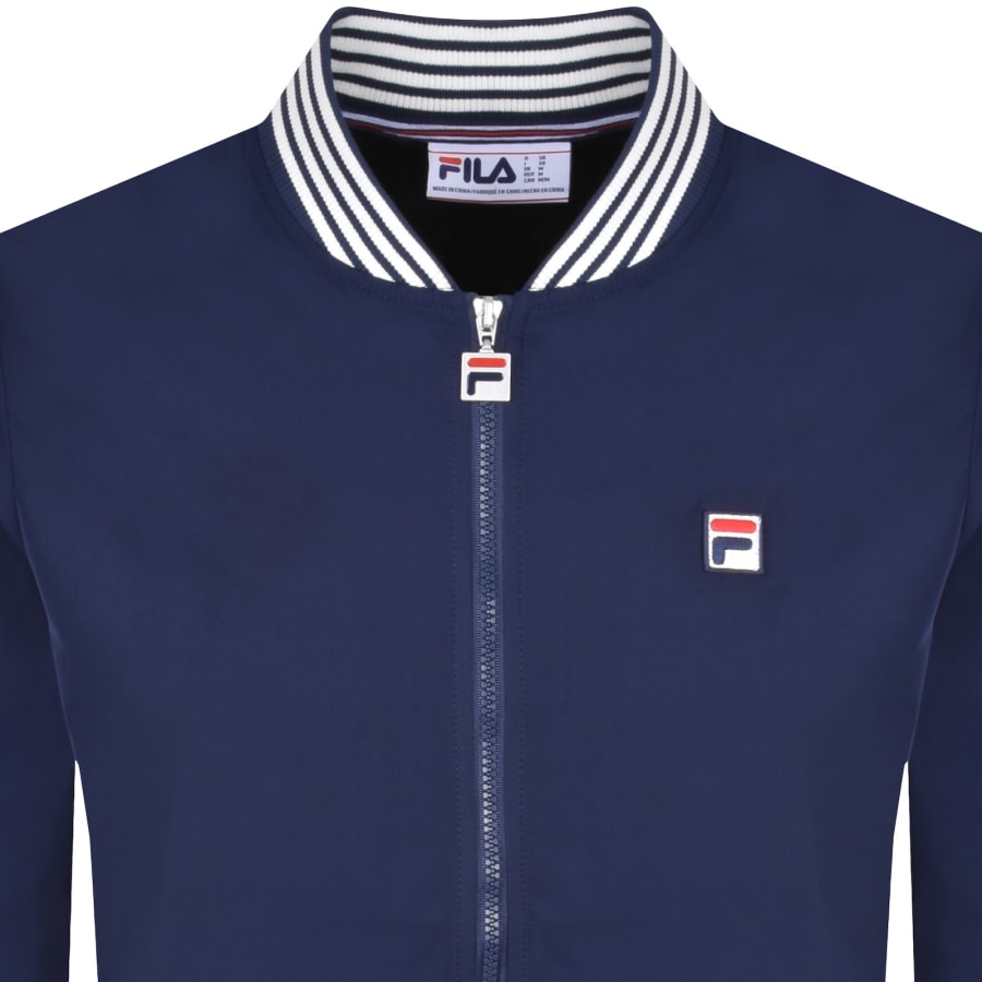 Image number 2 for Fila Badrick Bomber Track Top Navy