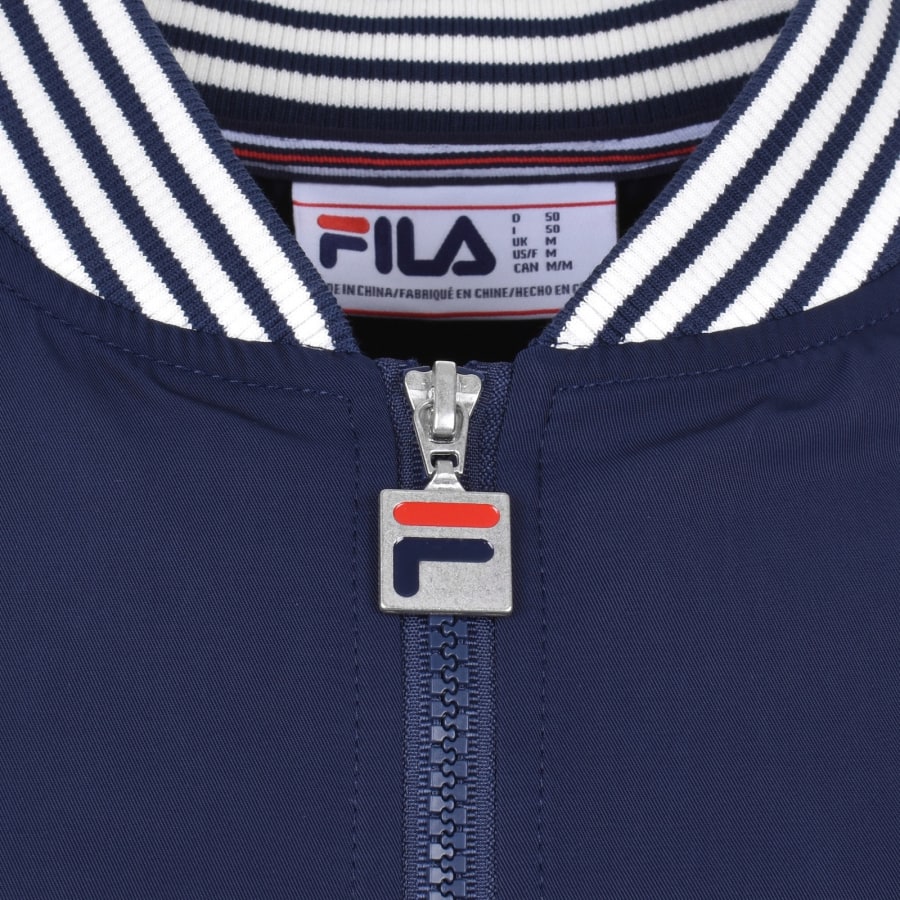 Image number 4 for Fila Badrick Bomber Track Top Navy