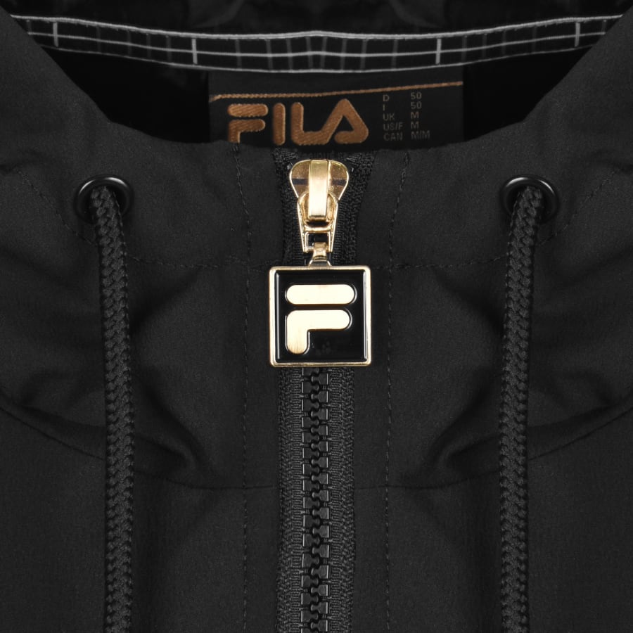 Image number 5 for Fila Fabroni Hooded Parka Black