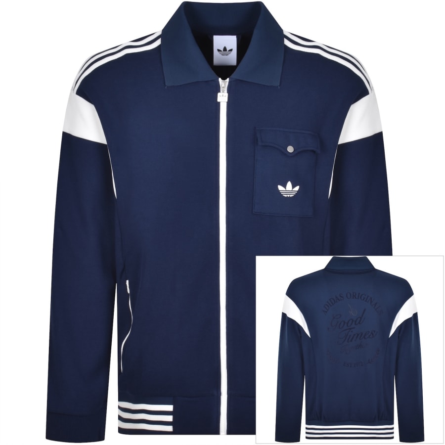 Image number 1 for adidas Originals Track Top Navy
