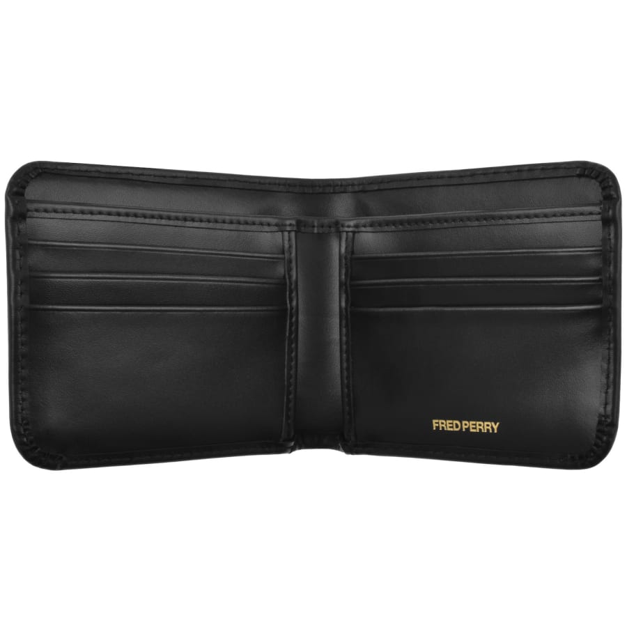 Image number 2 for Fred Perry Billfold Wallet Black