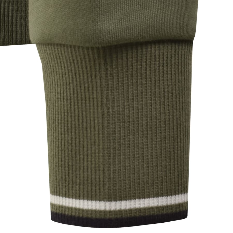 Image number 5 for Fred Perry Half Zip Sweatshirt Green