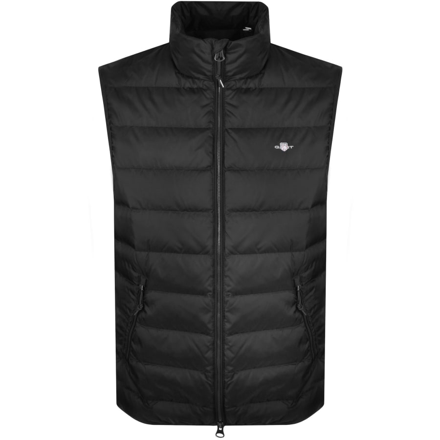 Image number 1 for Gant Light Down Gilet Black