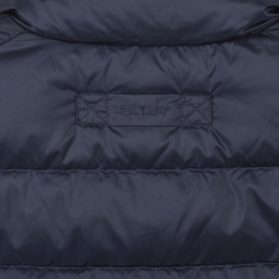 Image number 4 for Gant Light Down Gilet Evening Blue