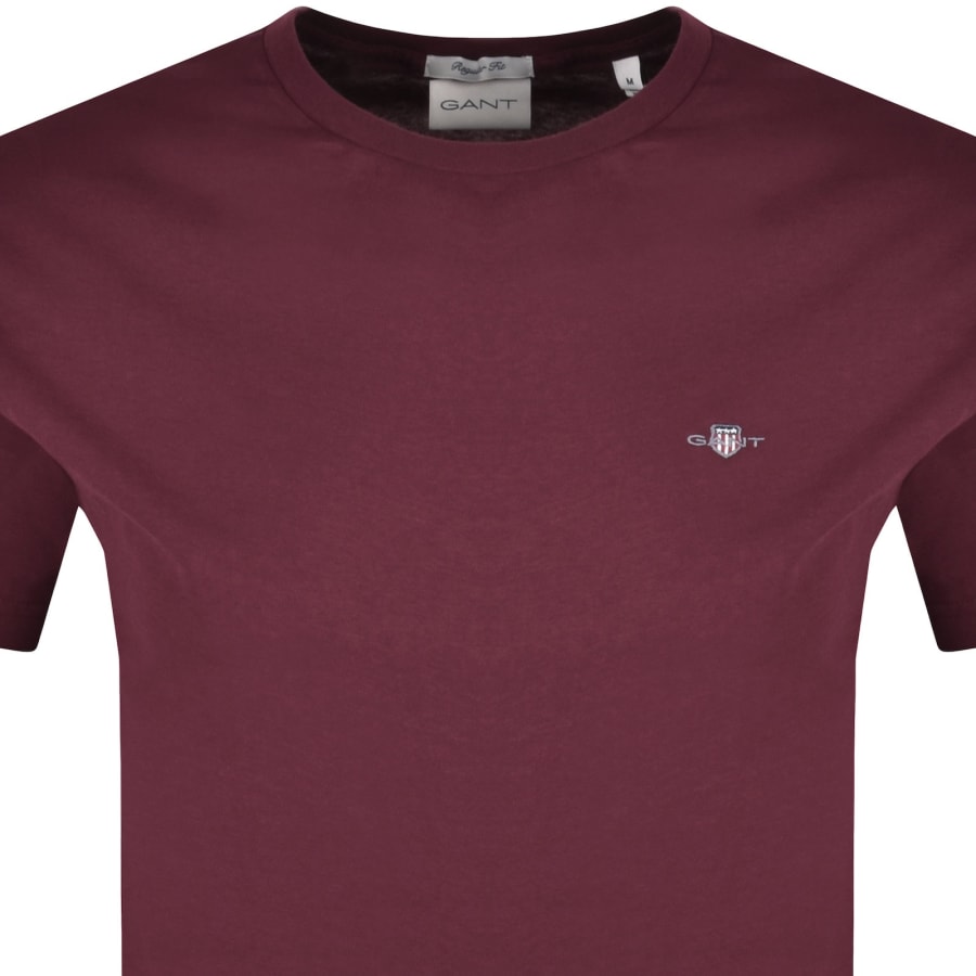 Image number 2 for Gant Regular Shield T Shirt Red