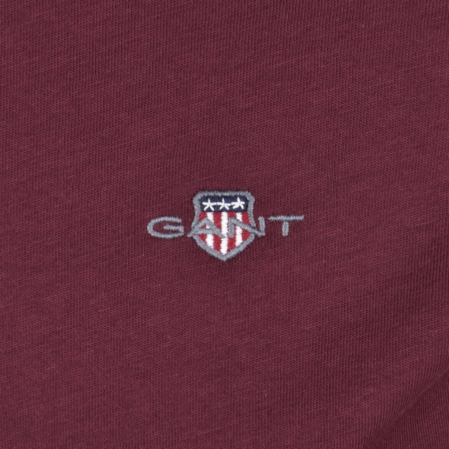 Image number 3 for Gant Regular Shield T Shirt Red