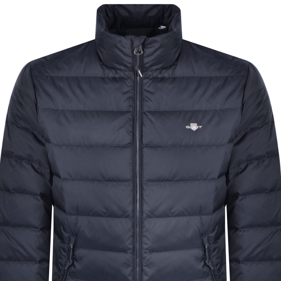 Image number 2 for Gant Light Down Jacket Evening Blue