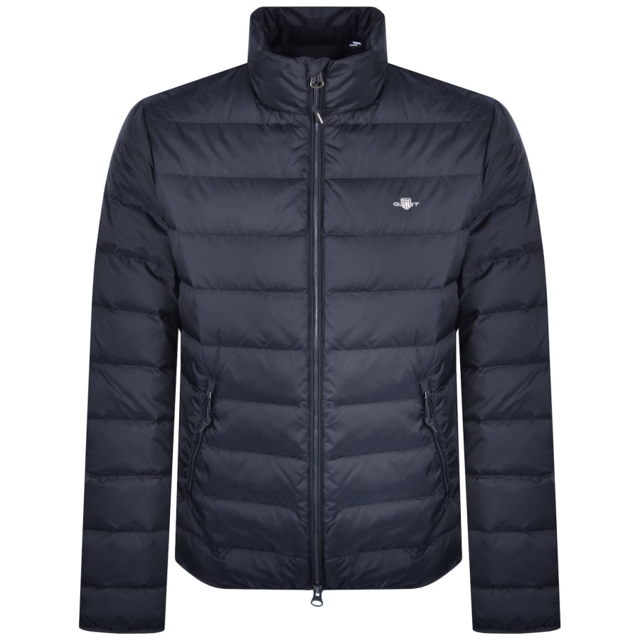 Image number 1 for Gant Light Down Jacket Evening Blue
