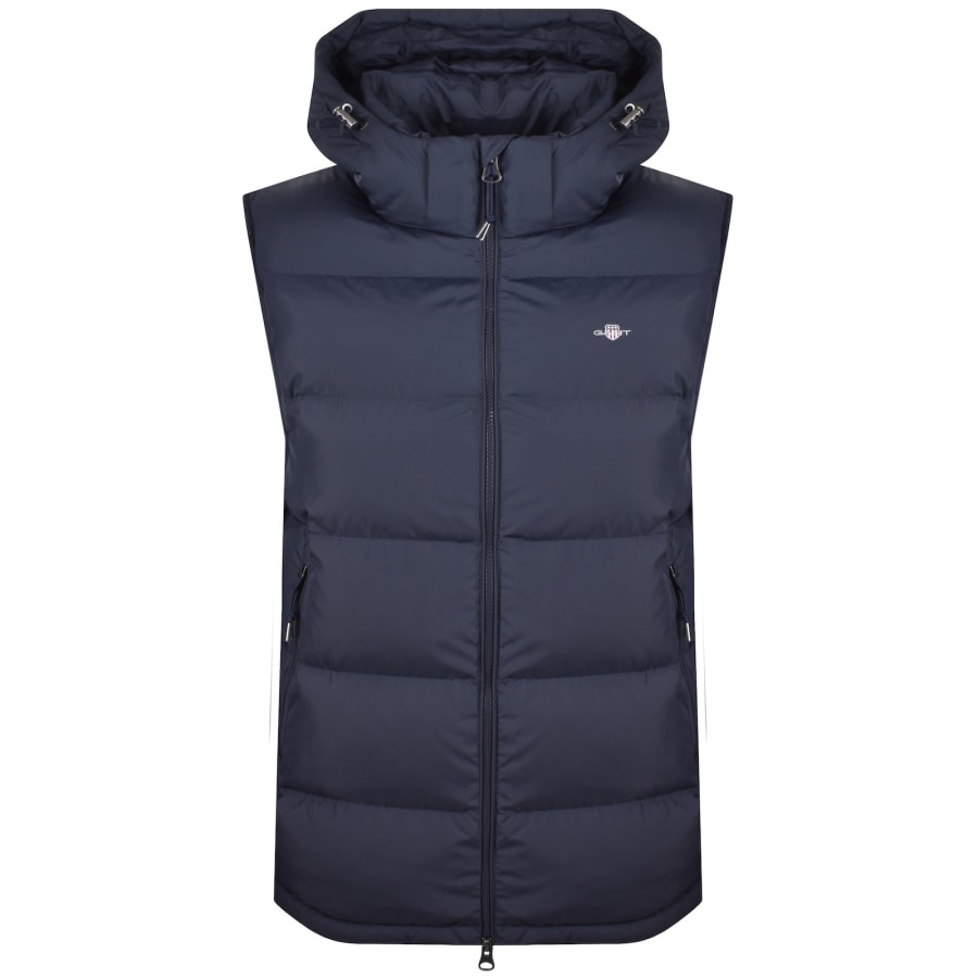 Image number 1 for Gant Active Cloud Gilet Evening Blue