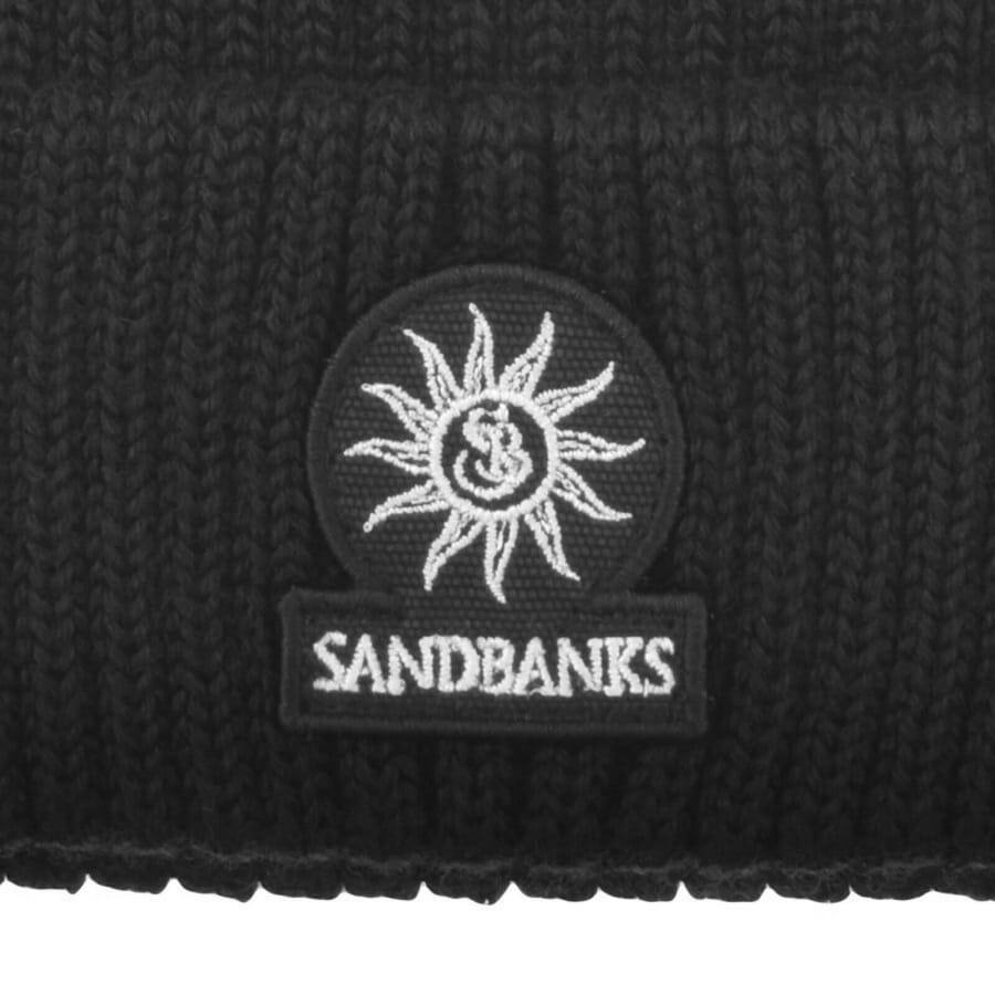 Image number 3 for Sandbanks Badge Logo Beanie Black