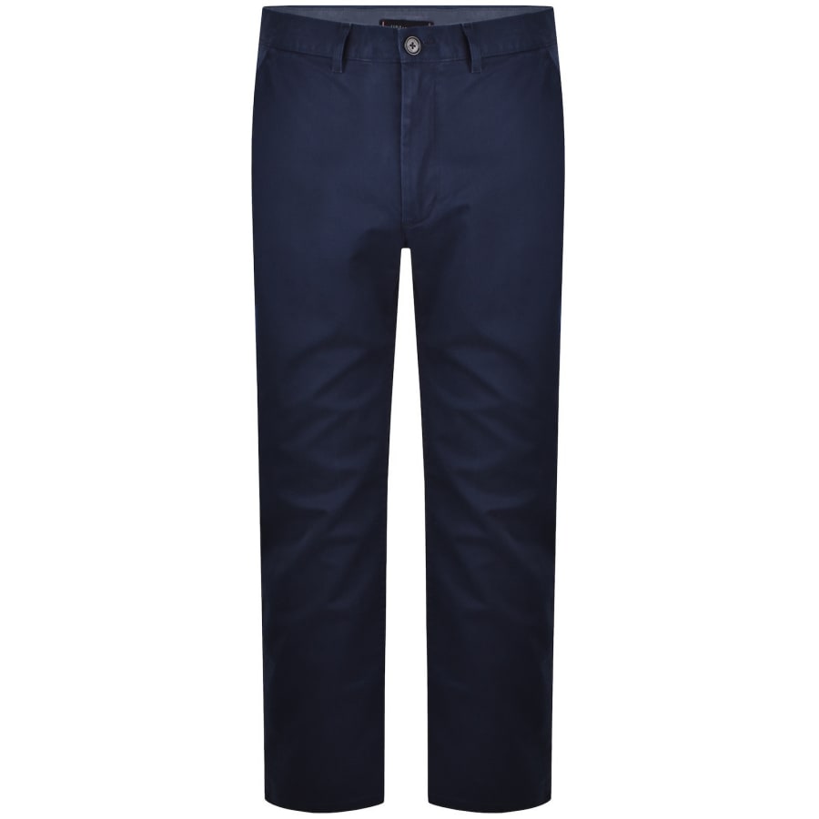 Image number 1 for Tommy Hilfiger Core Denton Twill Trousers Navy