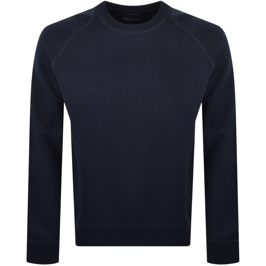 Image number 2 for Marshall Artist Siren Crew Neck Sweatshirt Navy