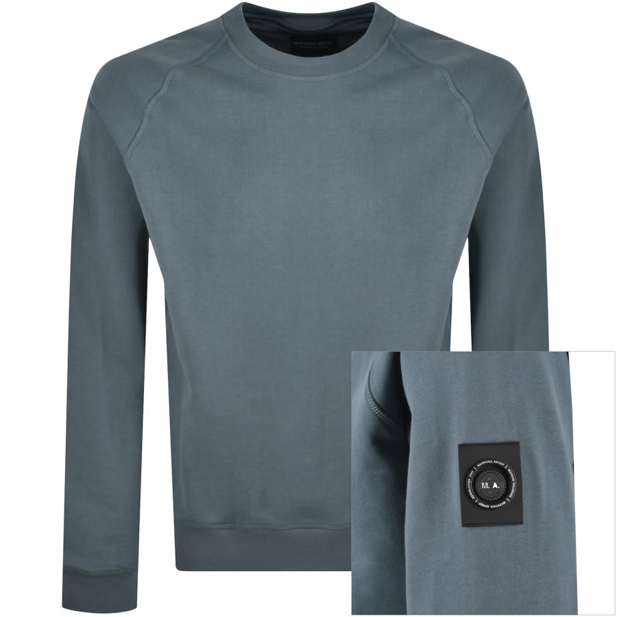 Image number 1 for Marshall Artist Siren Crew Neck Sweatshirt Grey