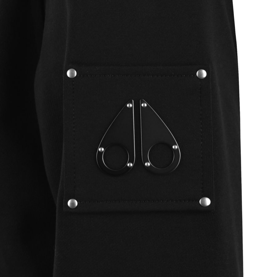 Image number 4 for Moose Knuckles Hartsfield Zip Up Hoodie Black