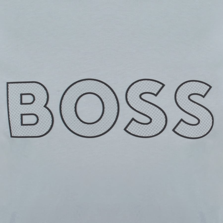 Image number 3 for BOSS TS Retro Logo T Shirt Grey