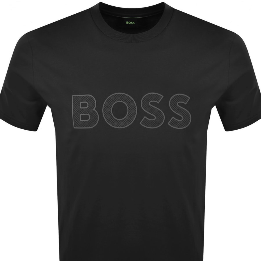 Image number 2 for BOSS TS Retro Logo T Shirt Black