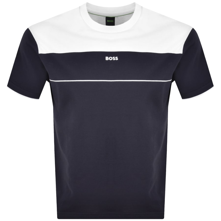 Image number 1 for BOSS TS Retro Block T Shirt Black