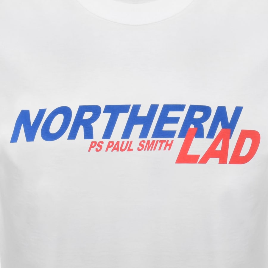 Image number 3 for Paul Smith Northern Lad T Shirt White