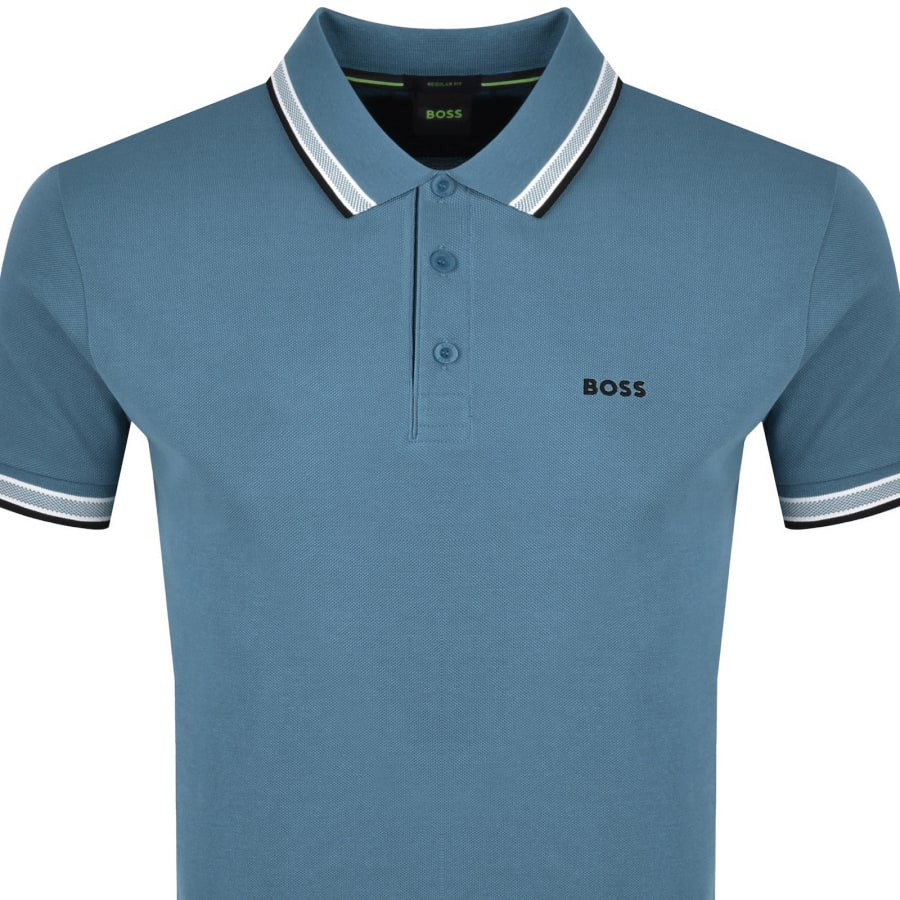 Image number 2 for BOSS Paddy Polo T Shirt Blue