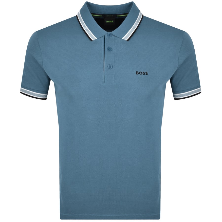 Image number 1 for BOSS Paddy Polo T Shirt Blue